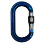 英國 ISC Aluminium Oval Karabiner_Screwgate 手動鎖鉤環O型 深藍色